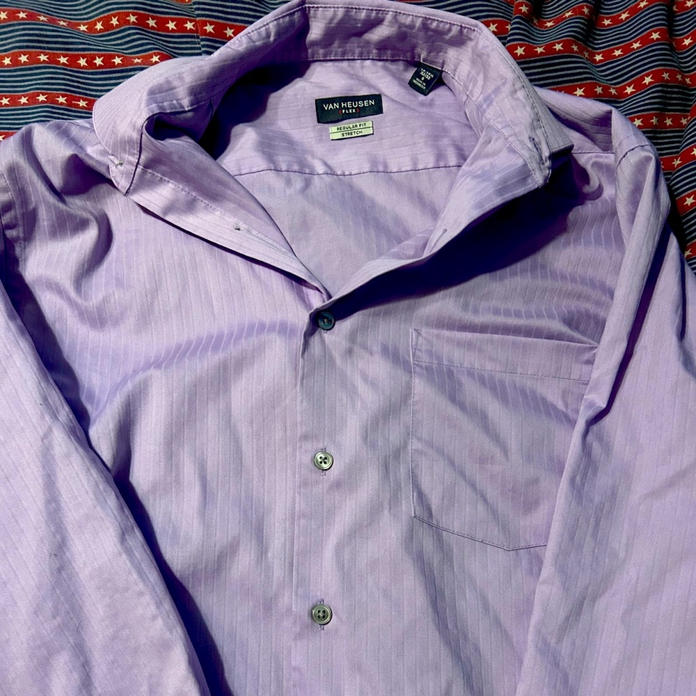 Men’s Van Heusen Dress Shirt Lavender